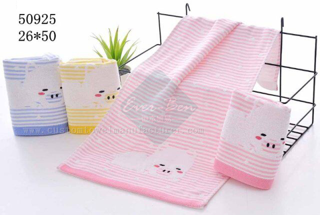 China Bulk Wholesale Bamboo hotel towels Supplier|Custom Jacquard Stripe Kids Bamboo Luxury Sweat Towels Manufacturer for Brazil Argentina Chile Africa Mexico Peru
